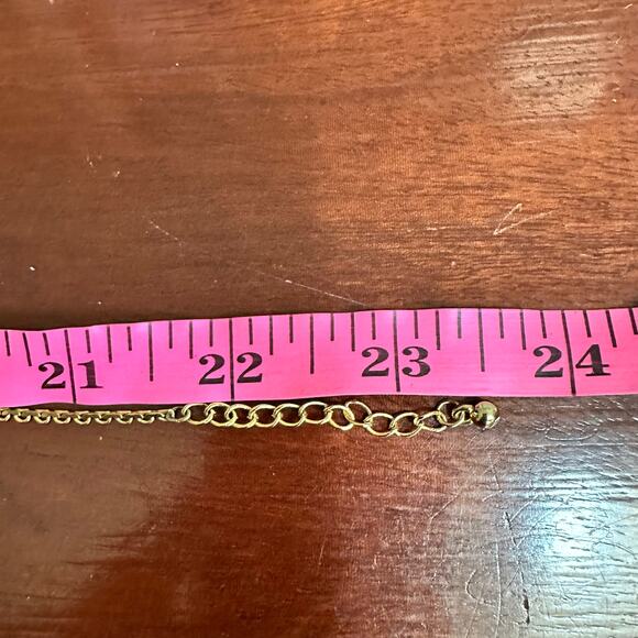 Amano Studio Modern Necklace Gold tone Geometric Shape Lagenlook Statement - Picture 6 of 8